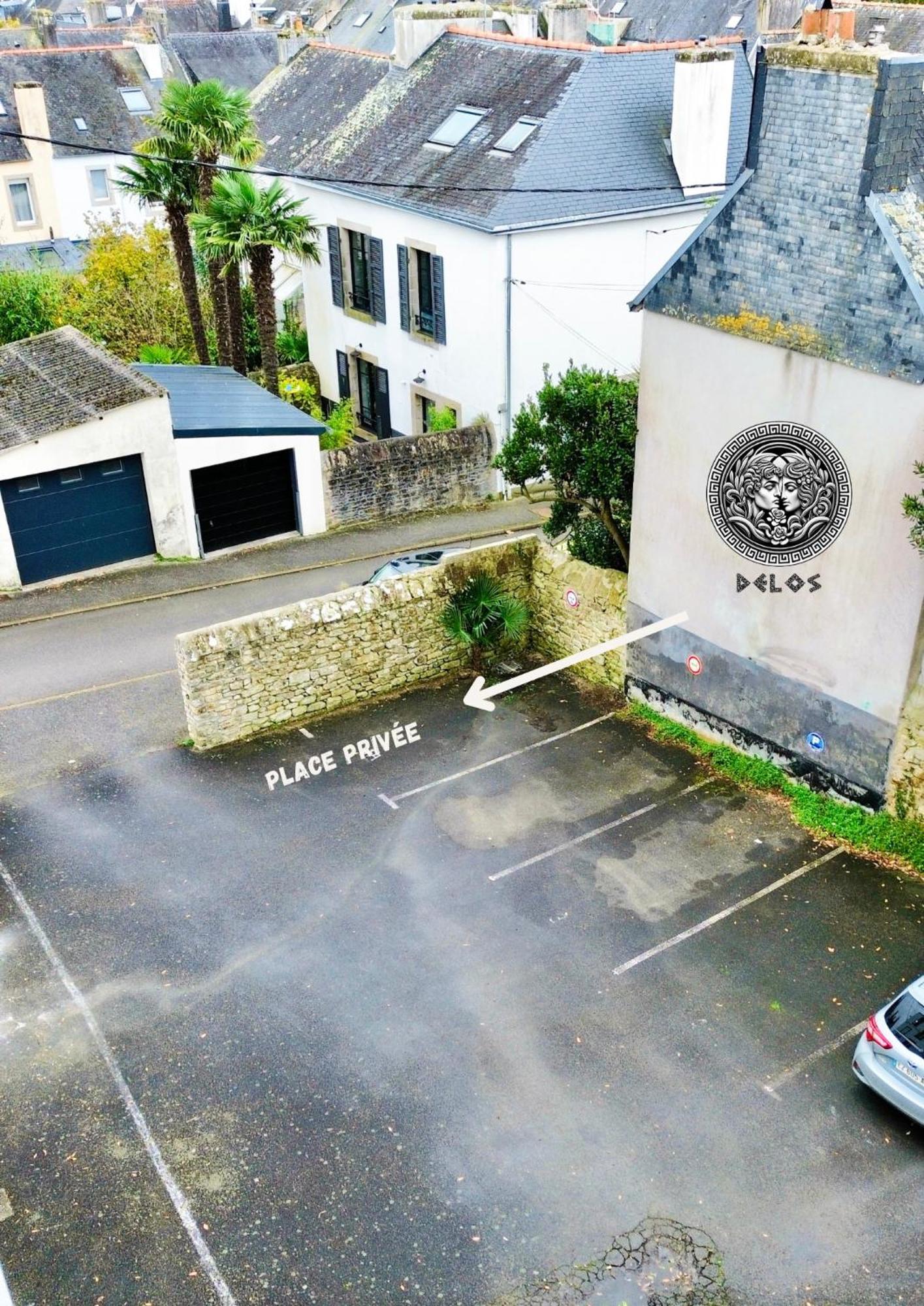 - La Suite Delos - Jacuzzi 2 Places - Centre Ville A Pied - Lit Queen Size - Parking Privee - Wifi - City Center Within Walking Distance - Quimper Extérieur photo